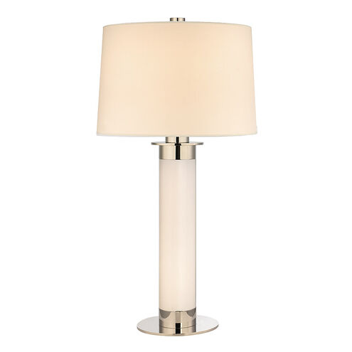 Thayer 31 inch 150 watt Polished Nickel Table Lamp Portable Light in Eco Paper
