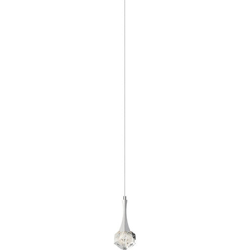 Rockne LED 4.25 inch Chrome Mini Pendant Ceiling Light