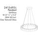 Sevryn LED 27.5 inch Soft Brass Ring Pendant Ceiling Light