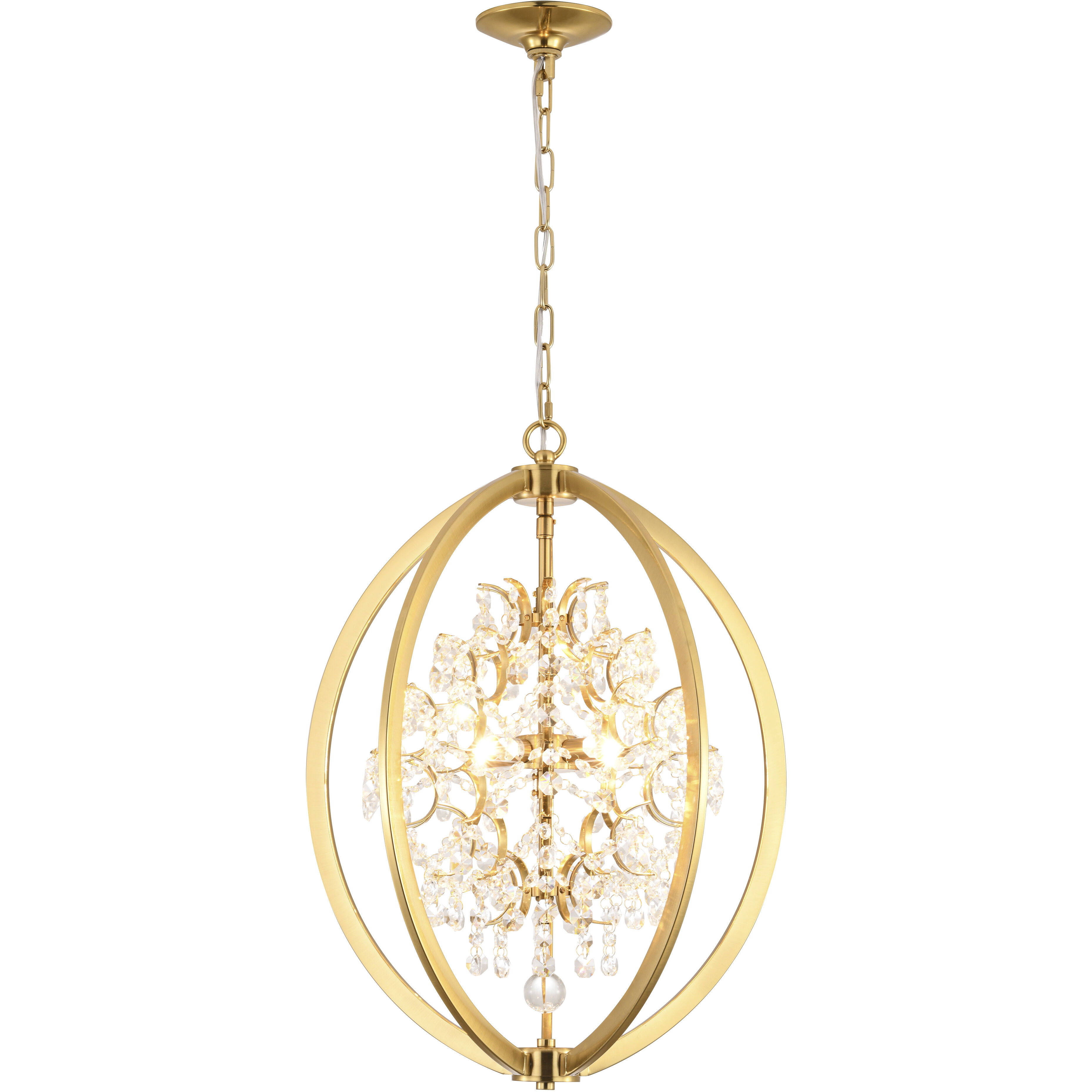 Canada 4 Light 18.00 inch Chandelier