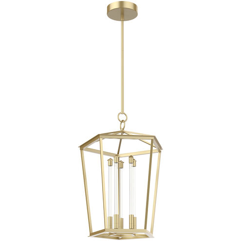 Delphine LED 16.63 inch Natural Brass Pendant Ceiling Light