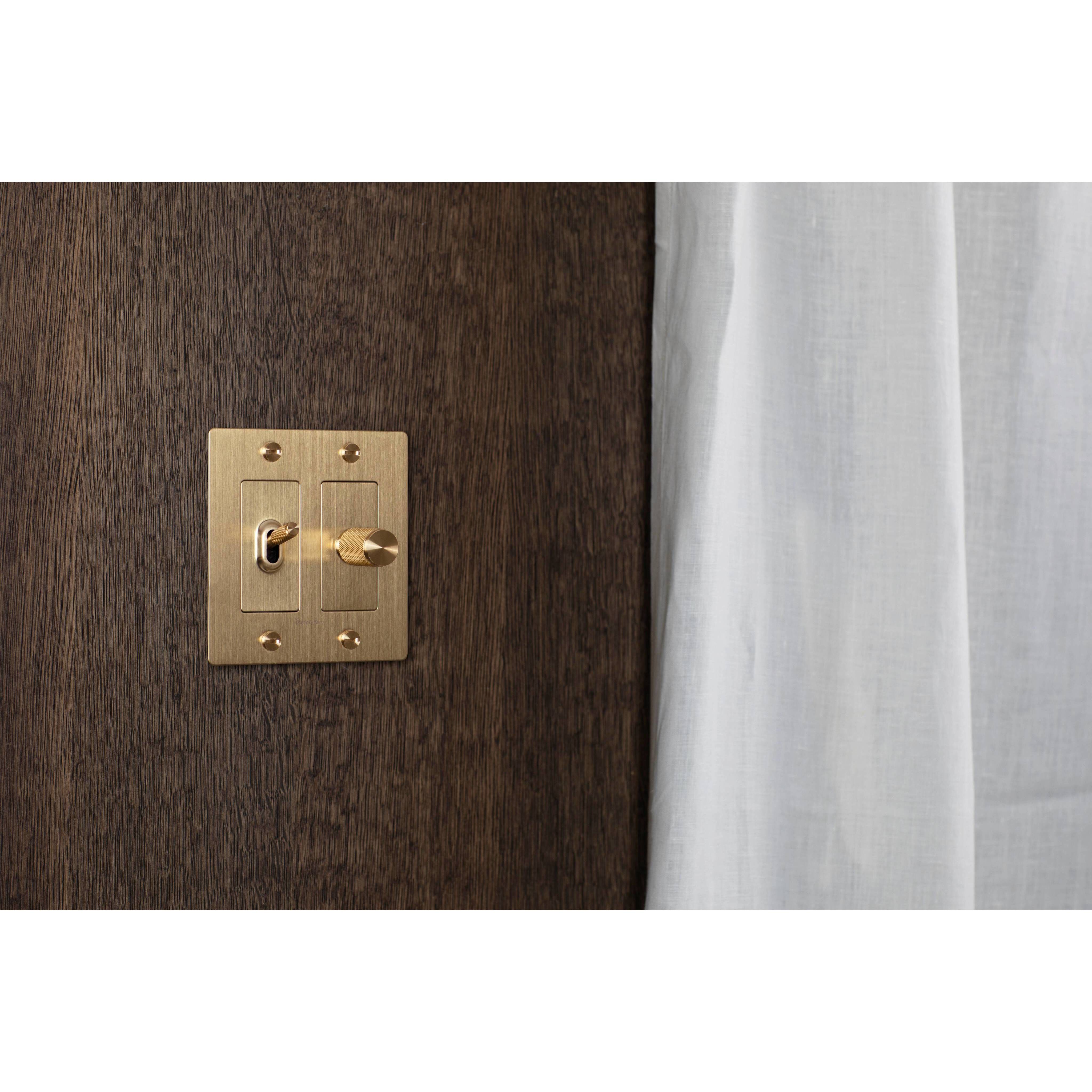 1G 100-120 Smoked Bronze Dimmer Switch, LED