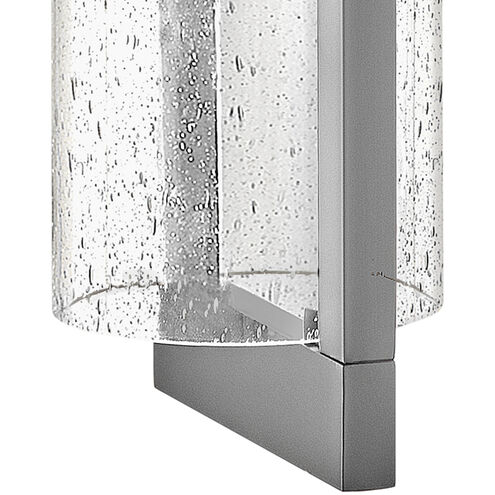Shelter LED 12 inch Hematite Outdoor Wall Sconce