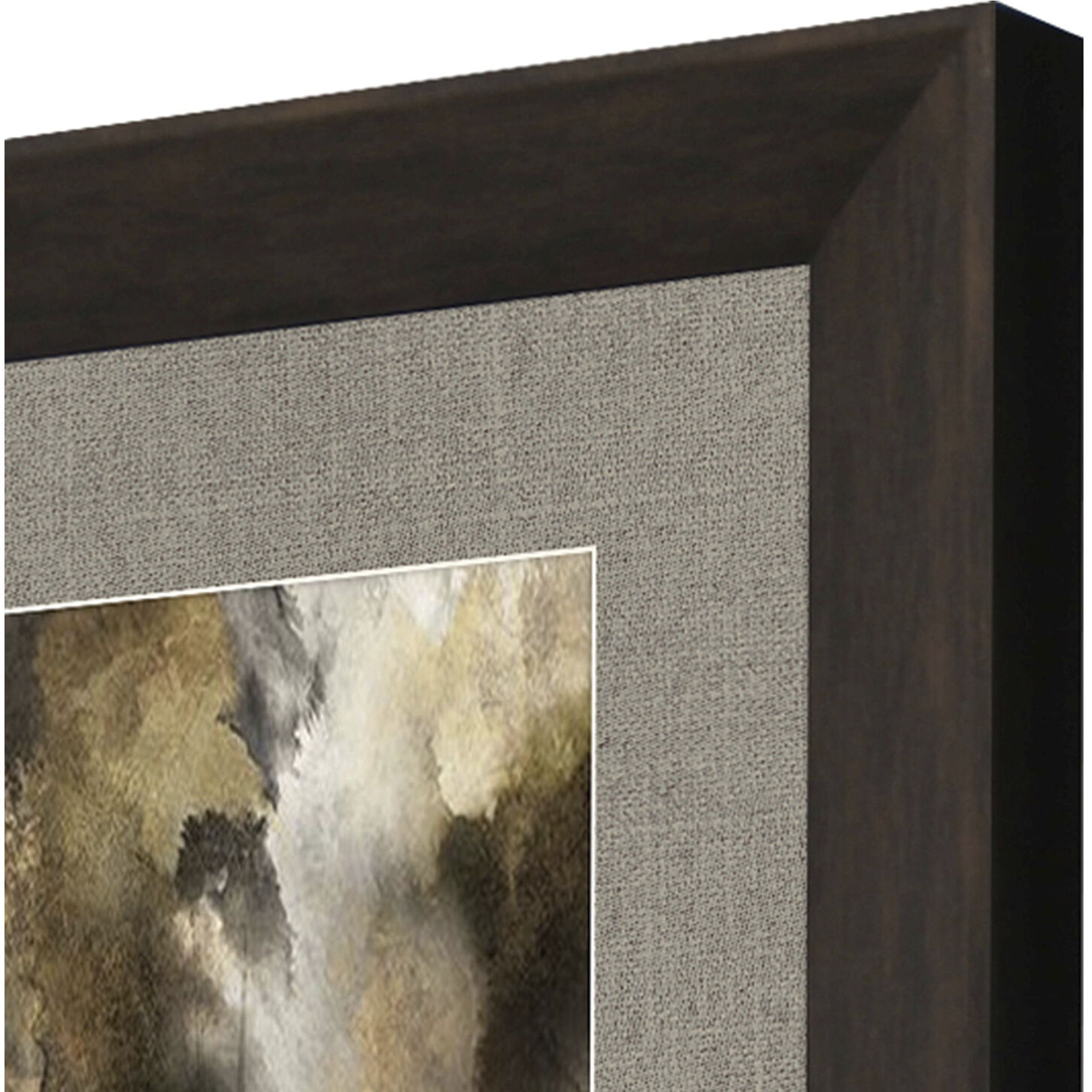 Inky Trees Gray and Black and Neutral Framed Art