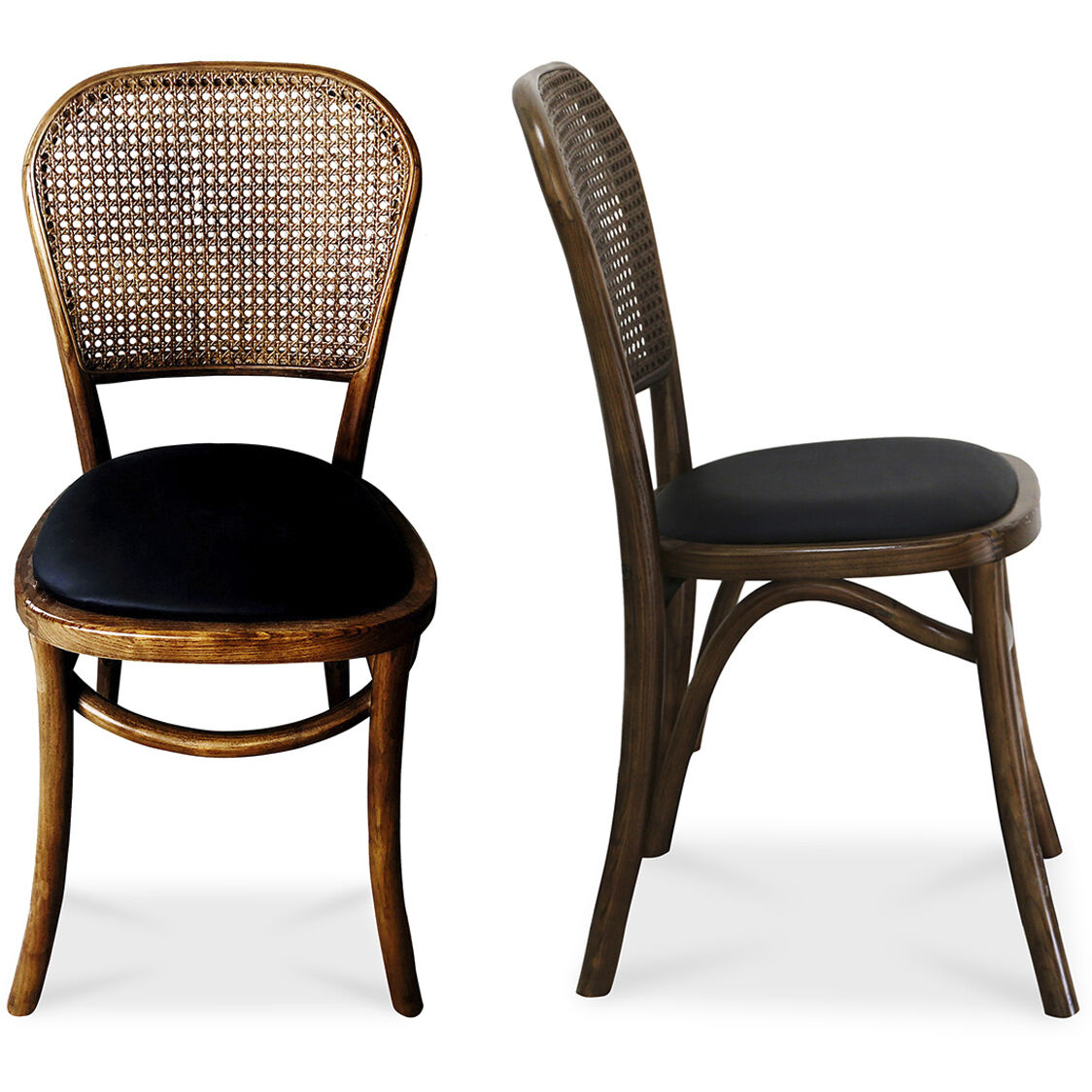 Moe s Home Collection FG 1014 21 Bedford Brown Dining Chair Set of 2
