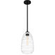 Asher 1 Light 8 inch Matte Black Mini Pendant Ceiling Light