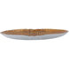 Anita 18.9 X 18.9 inch Gold/Brown Charger Plate