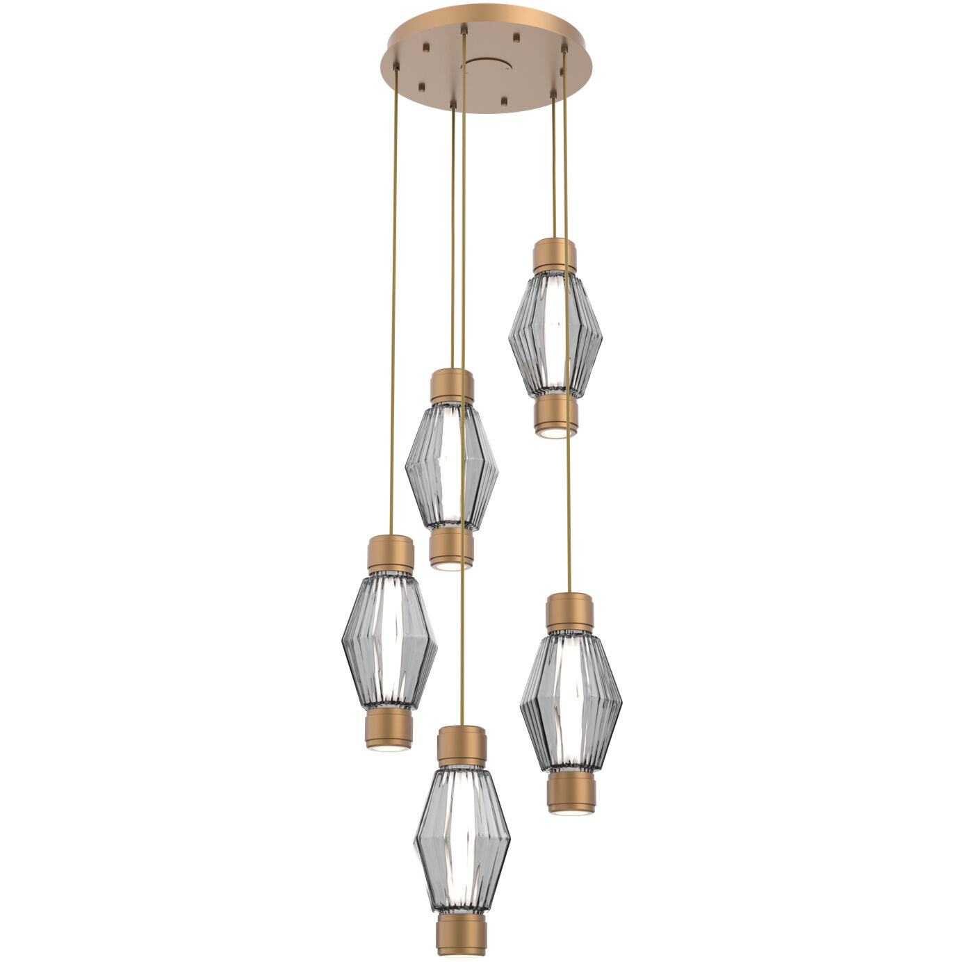 Aalto Mandrel 5 Light Chandelier