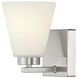 Strayhan 1 Light 5 inch Brushed Nickel Wall Sconce Wall Light