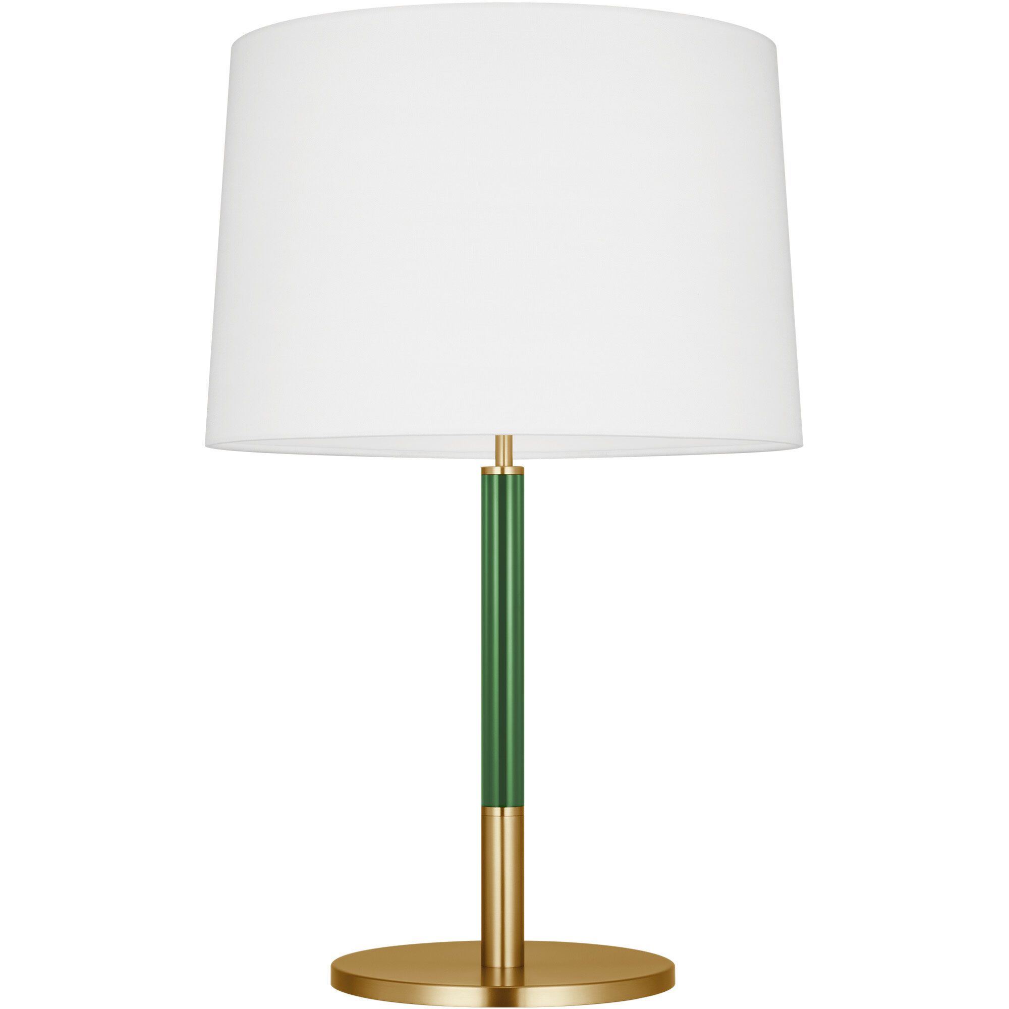 kate spade new york Monroe 27.13 inch 9 watt Burnished Brass with Green Table Lamp Portable Light
