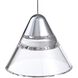Geo LED 25.25 inch Chrome LED Pan Ceiling Light