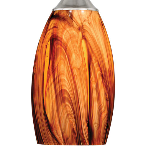 Milano LED 4.75 inch Satin Nickel Mini Pendant Ceiling Light