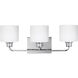 Canfield 3 Light 23.13 inch Chrome Bath Vanity Wall Sconce Wall Light