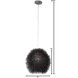 Urchin 1 Light 9 inch Black Mini Pendant Ceiling Light