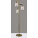 Gio 65 inch 60.00 watt Painted Brass Tree Floor Lamp Portable Light