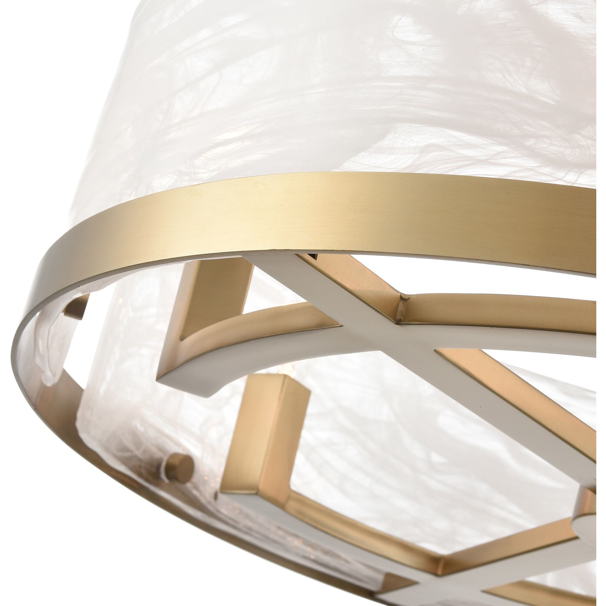 Skye 6 Light 24.02 inch Brushed Brass Chandelier Ceiling Light