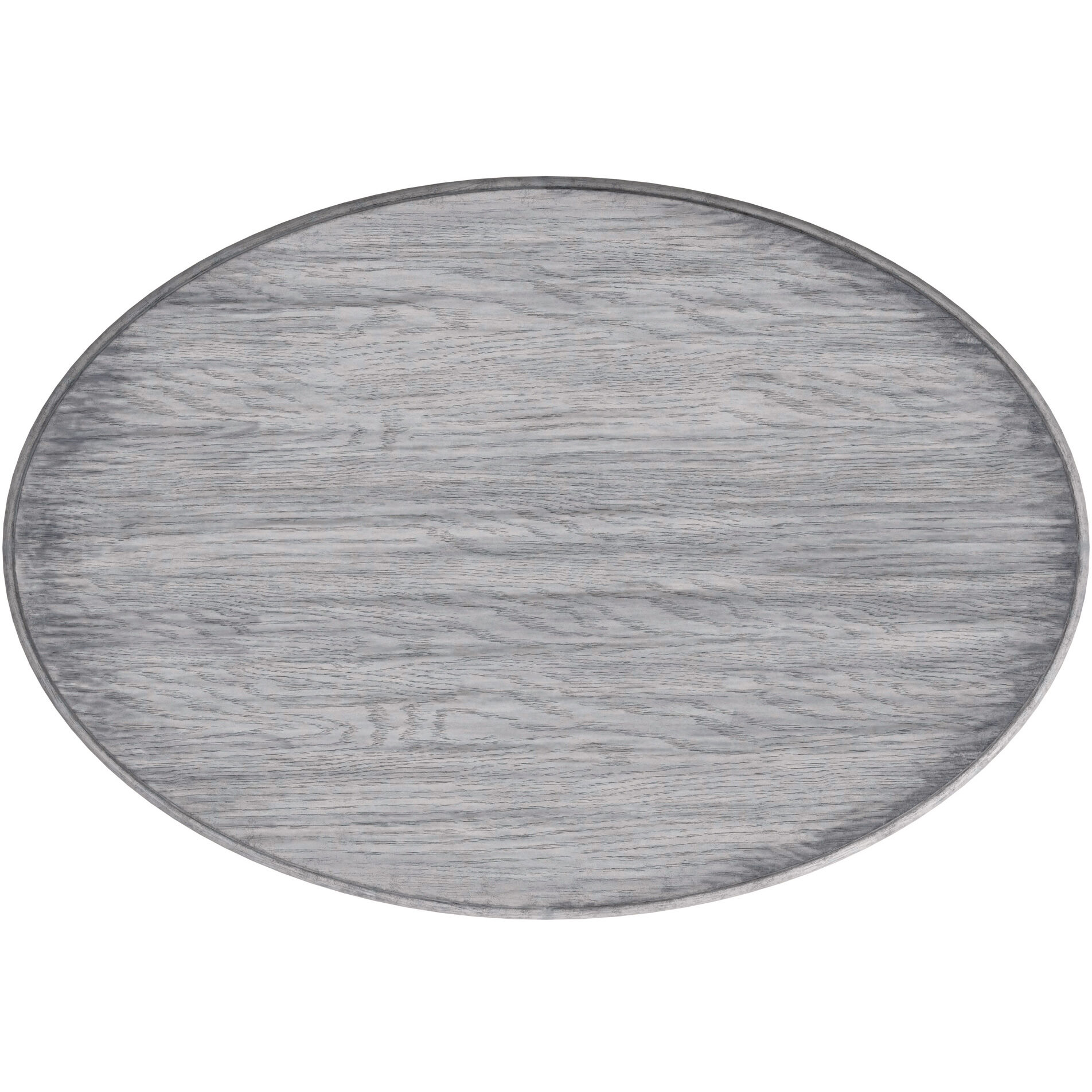 Grace Oval 4 Legs Coffee Table in Gray