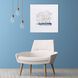 Abstract Collection Blue Framed Art