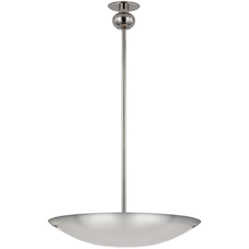 Paloma Contreras Comtesse LED 24 inch Polished Nickel Uplight Chandelier Ceiling Light, Medium