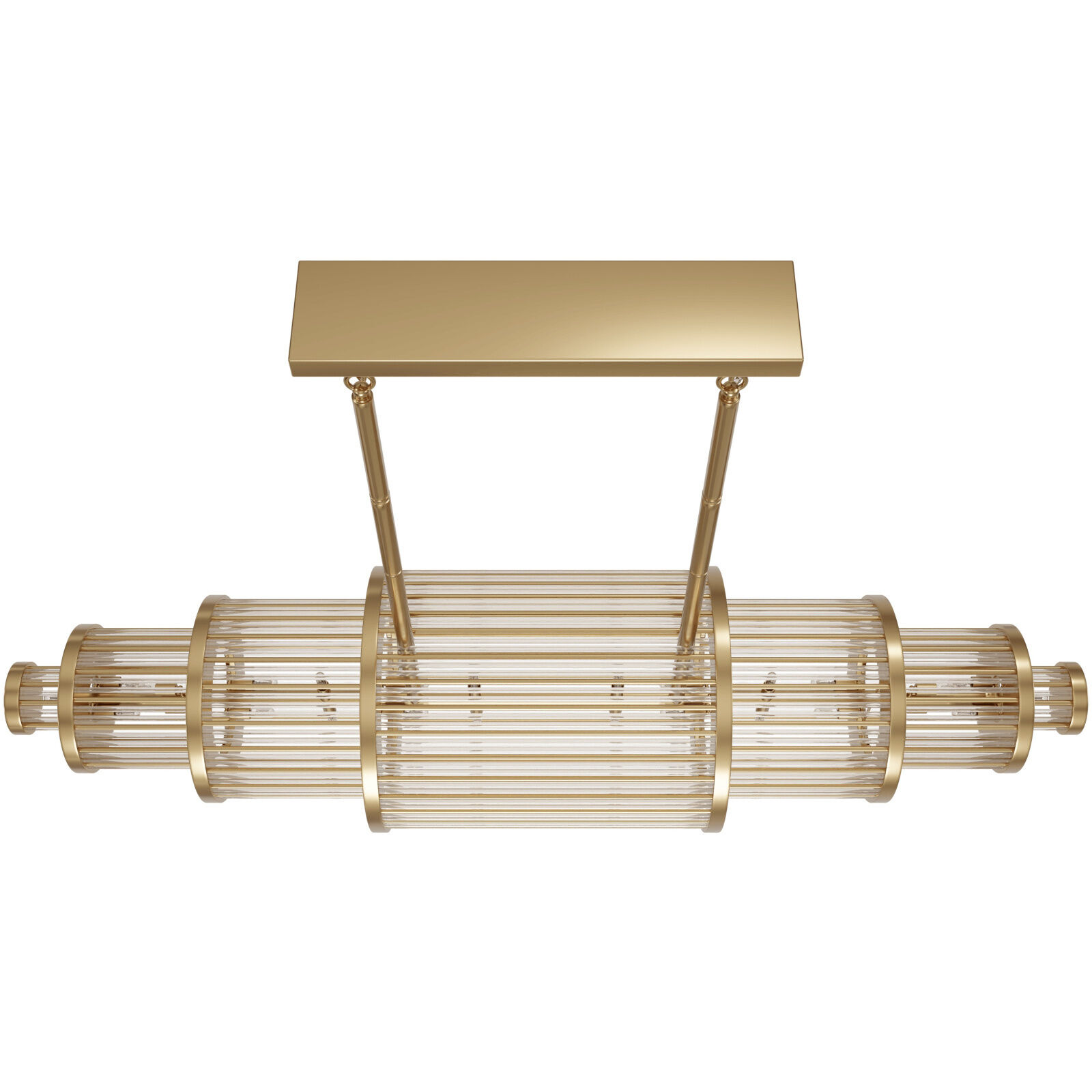 Waldorf LED 16 inch Aged Brass Chandelier Ceiling Light