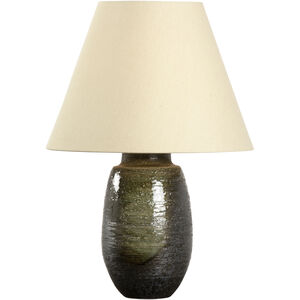 Minato 16 inch 100.00 watt Green and Brown Table Lamp Portable Light