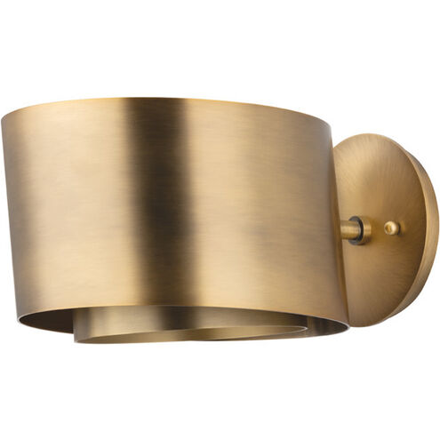 Roux 1 Light 11 inch Patina Brass Wall Sconce Wall Light