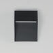 Cliffsedge VX LED 8 inch Black Outdoor Wall Mount