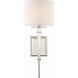 Clifton 1 Light 8 inch Polished Nickel Sconce Wall Light
