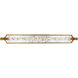 Emblem LED 38 inch Aged Brass Bath Vanity & Wall Light in 38in.