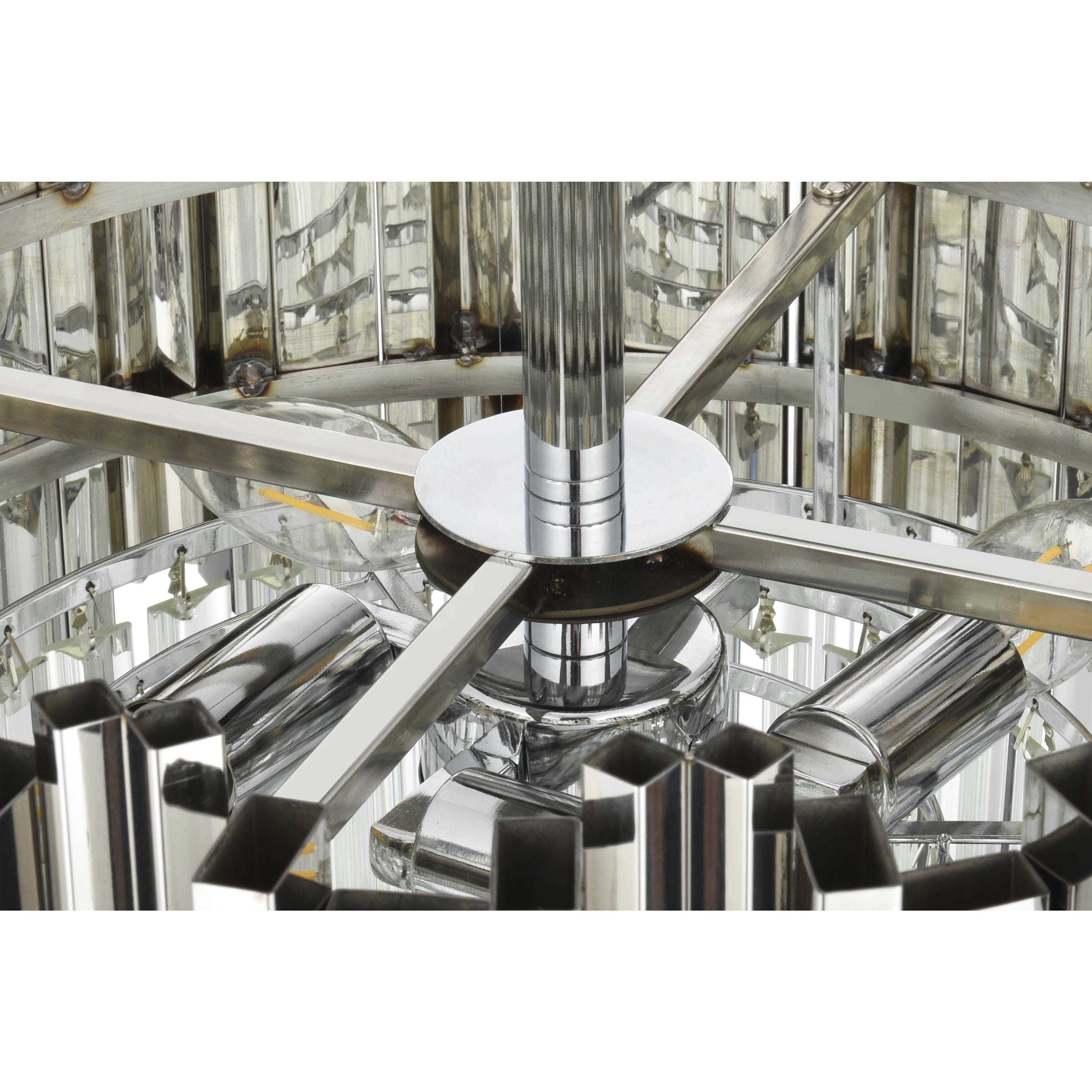 Willow 4 Light 16 inch Chrome Flush Mount Ceiling Light