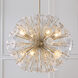 Emelie 8 Light 33 inch Matte Brass Chandelier Ceiling Light