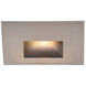 WAC 120V Step Light LED 1.5 inch Brushed Nickel ADA Step and Wall Light in 3000K Warm White LED, WAC Lighting