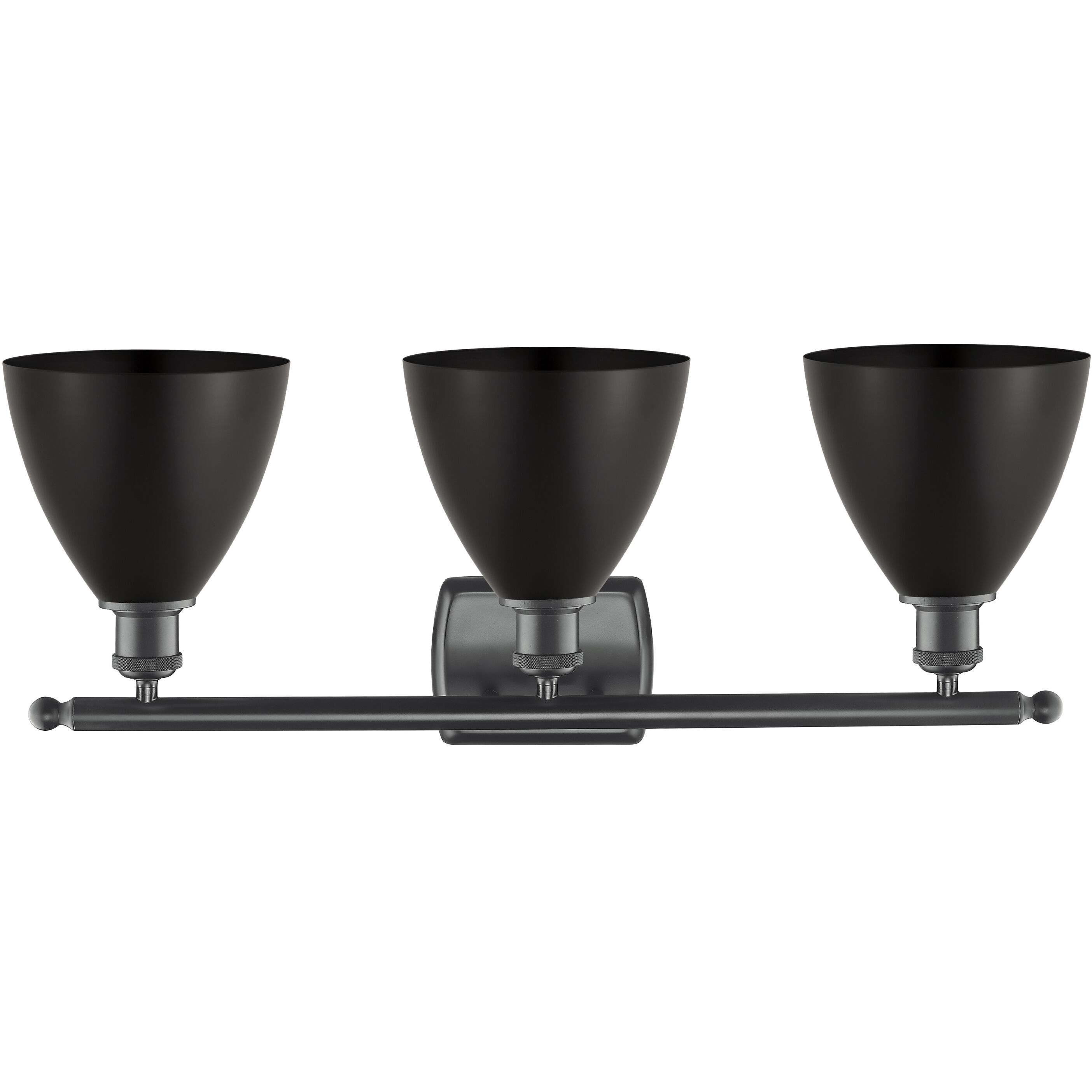 Ballston Dome LED 27.5 inch Matte Black Bath Vanity Light Wall Light