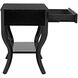 Weldon 30 X 28.5 inch Distressed Black Side Table