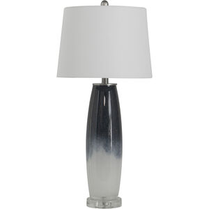 Ombre 28 inch 60.00 watt Grey and White Table Lamp Portable Light