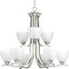 Laird 9 Light 27.75 inch Brushed Nickel Chandelier Ceiling Light