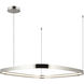 Yukon LED 31.5 inch Polished Nickel Pendant Ceiling Light