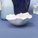Peony 13 X 4 inch Bowl in White Ceramic