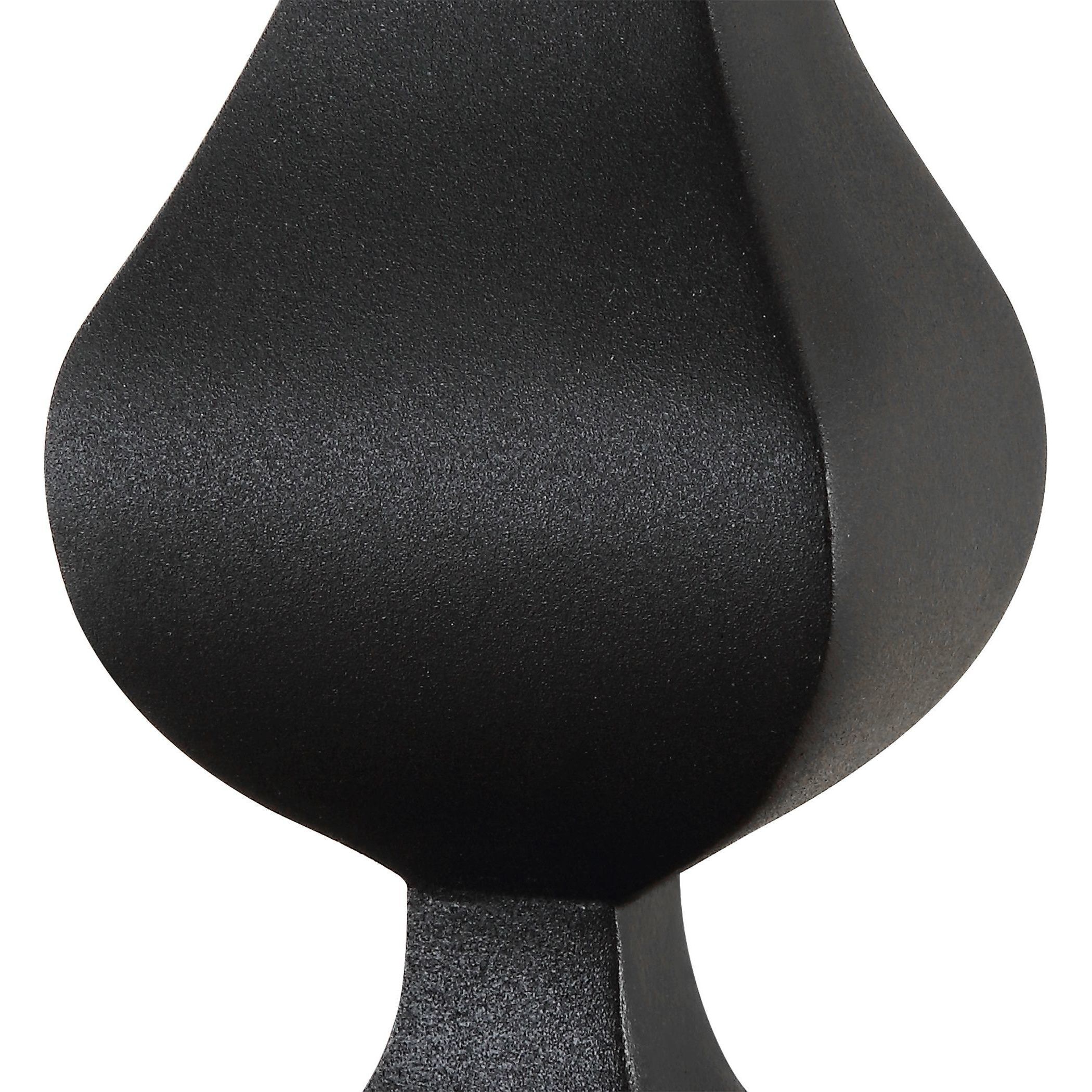 Hightower 38 inch 150.00 watt Satin Black and Black Marble with Antique Brass Buffet Lamp Portable Light