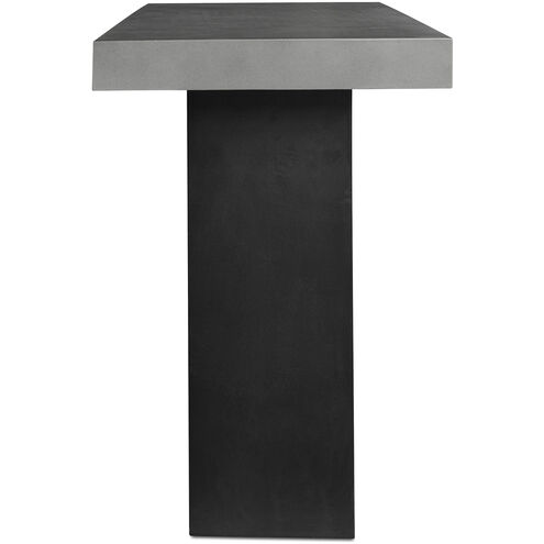 Lithic 63 X 43 inch Grey Outdoor Bar Table