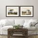 Seaside Shanty Green and Beige and Blue and Multi Framed Art