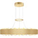 Bjoux LED 16 inch Brass Down Chandelier Ceiling Light
