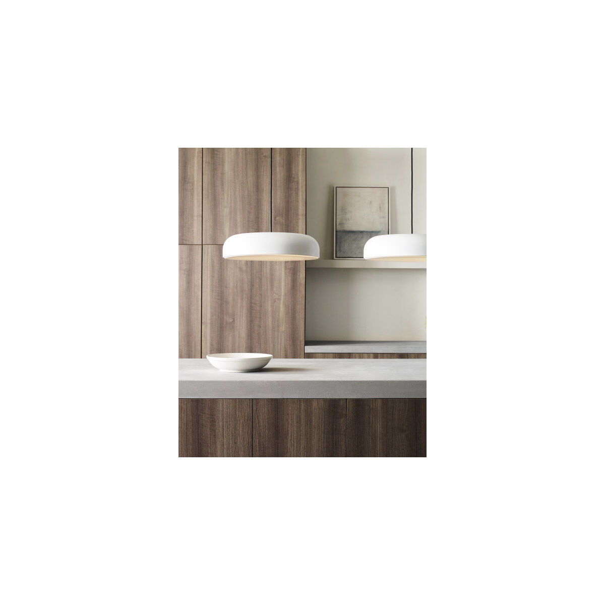 Sean Lavin Kosa LED 18 inch Nightshade Black Pendant Ceiling Light, Integrated LED