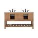 Clement 60 X 22 X 34 inch Driftwood Bathroom Vanity Cabinet