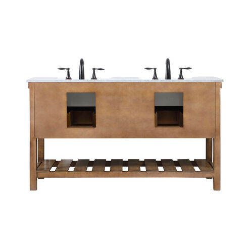 Clement 60 X 22 X 34 inch Driftwood Bathroom Vanity Cabinet