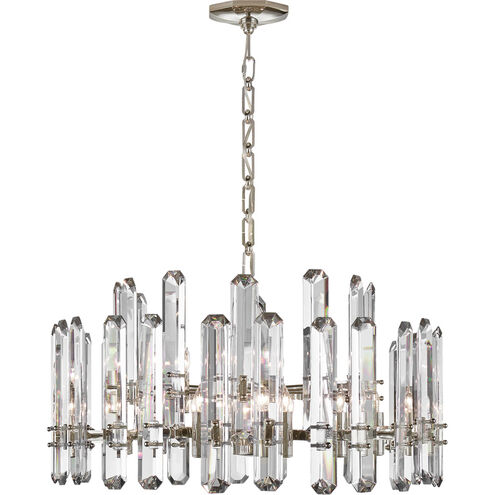 AERIN Bonnington 18 Light 32 inch Polished Nickel Chandelier Ceiling Light, Large