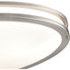 Clarion 6 Light 32.5 inch Brushed Nickel Flush Mount Ceiling Light