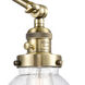 Olean 28 inch 60.00 watt Antique Brass Swing Arm Wall Light, Franklin Restoration