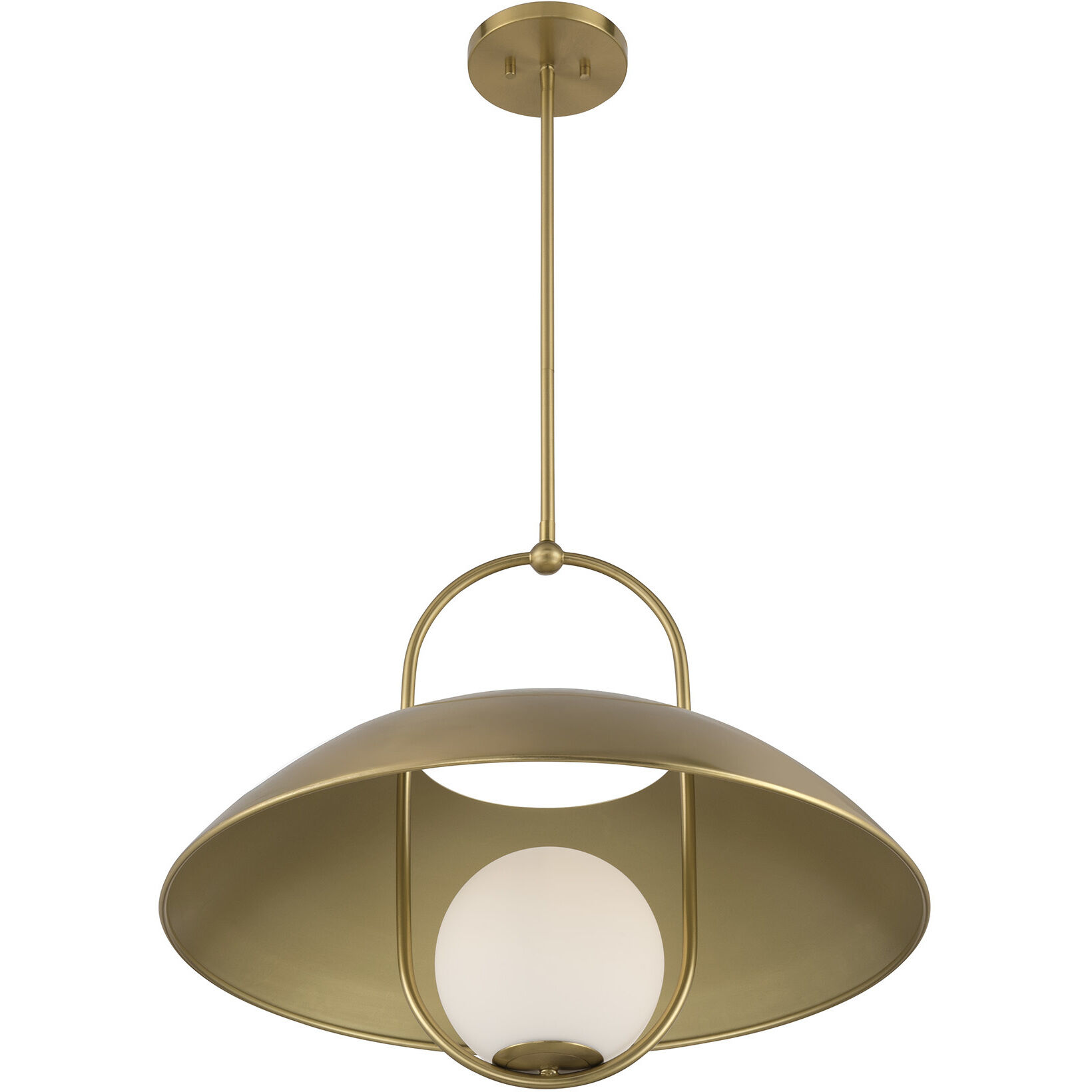 Lehigh 1 Light 22 inch Warm Brass Pendant Ceiling Light
