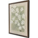 Spring Renewal Green and Beige and Brown and Metallic Framed Art, The Studio